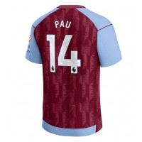 Fotbalové Dres Aston Villa Pau Torres #14 Domácí 2023-24 Krátký Rukáv